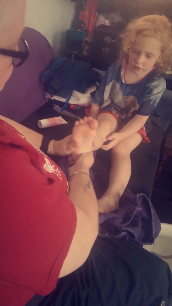 good old foot massage for pandora