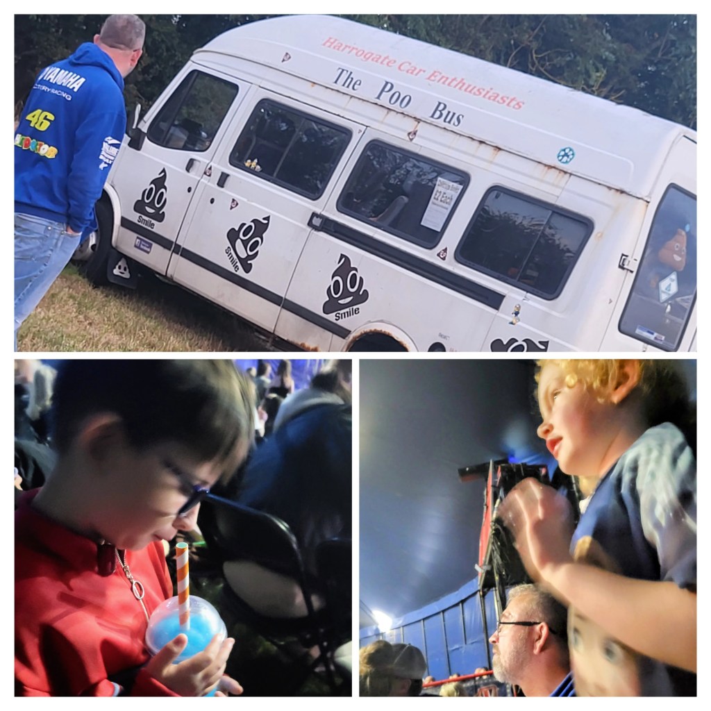 the poo bus,kids at the circus