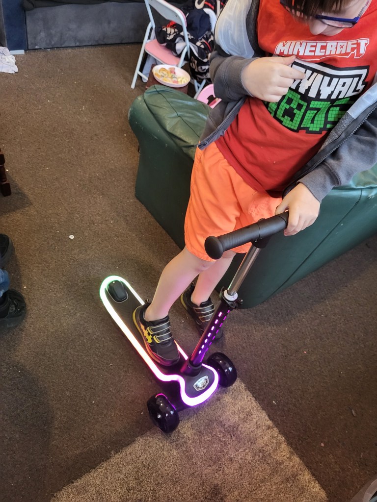 warrens new scooter